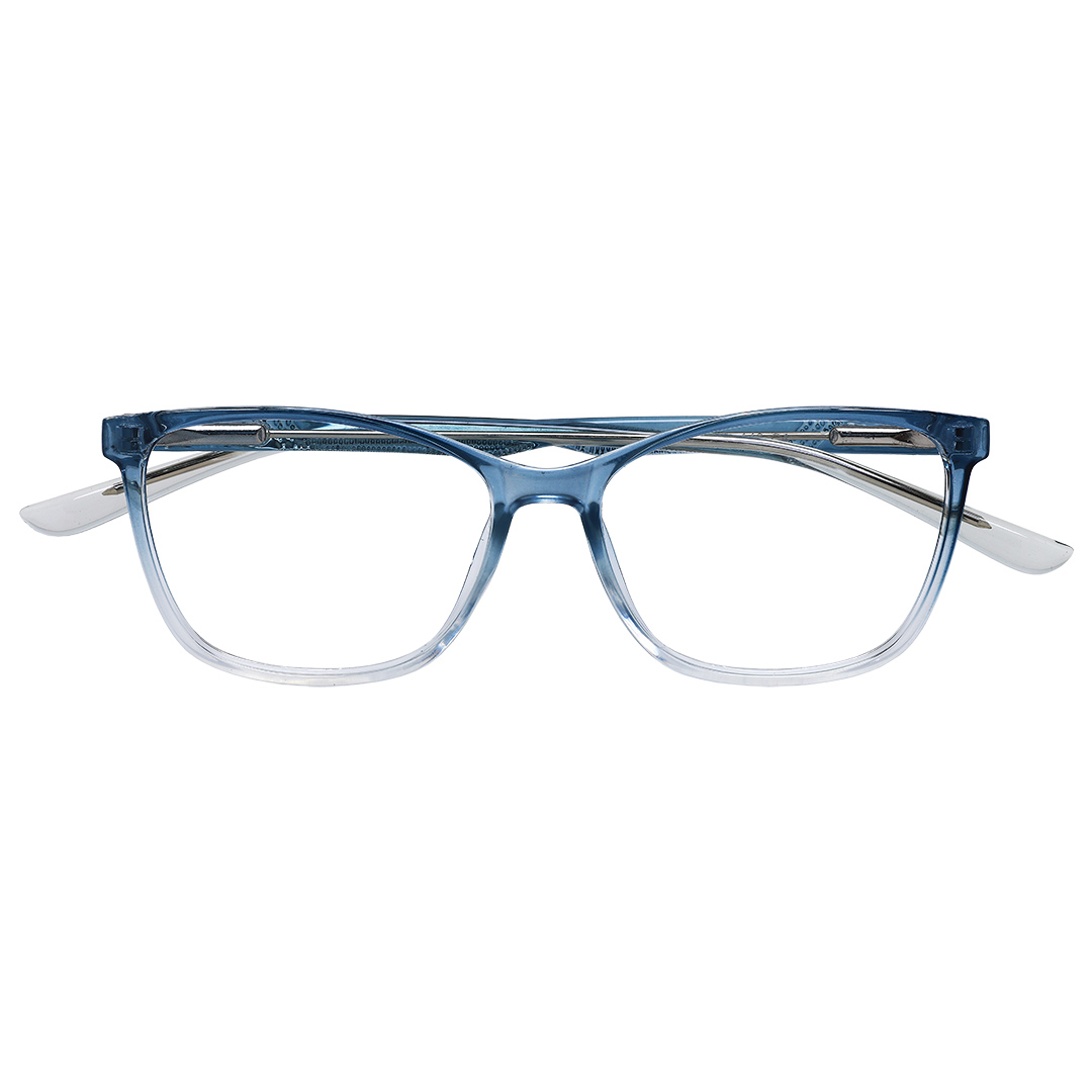 Óculos de Grau Retangular Feminino Azul 1973