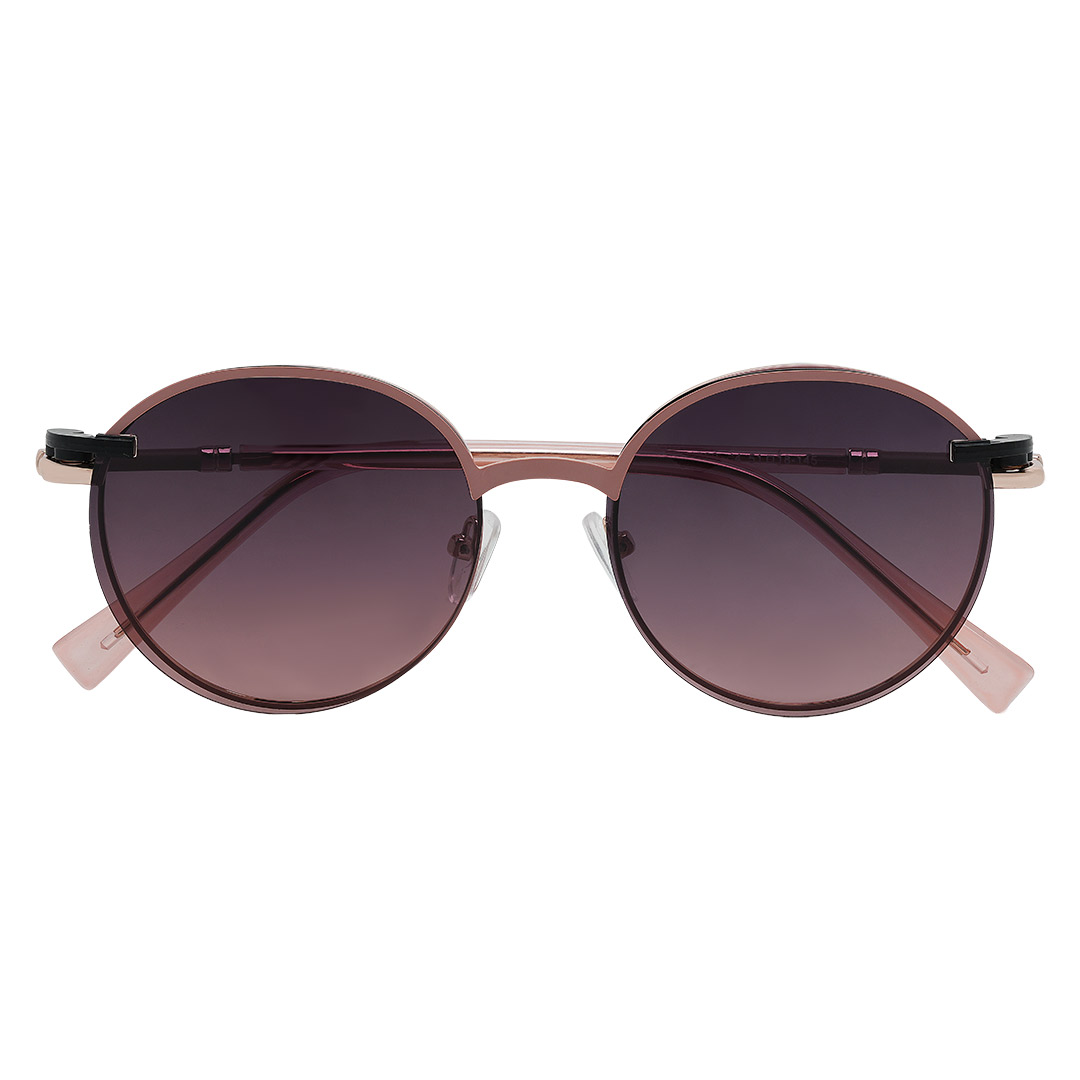 Óculos Clipon Redondo Feminino Talyra Nude
