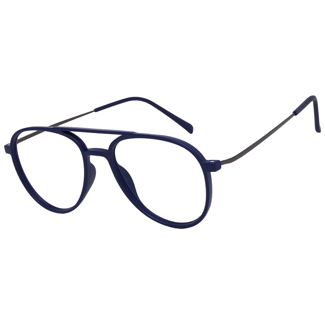 Óculos Masculino Aviador Azul 1656 Isabela Dias