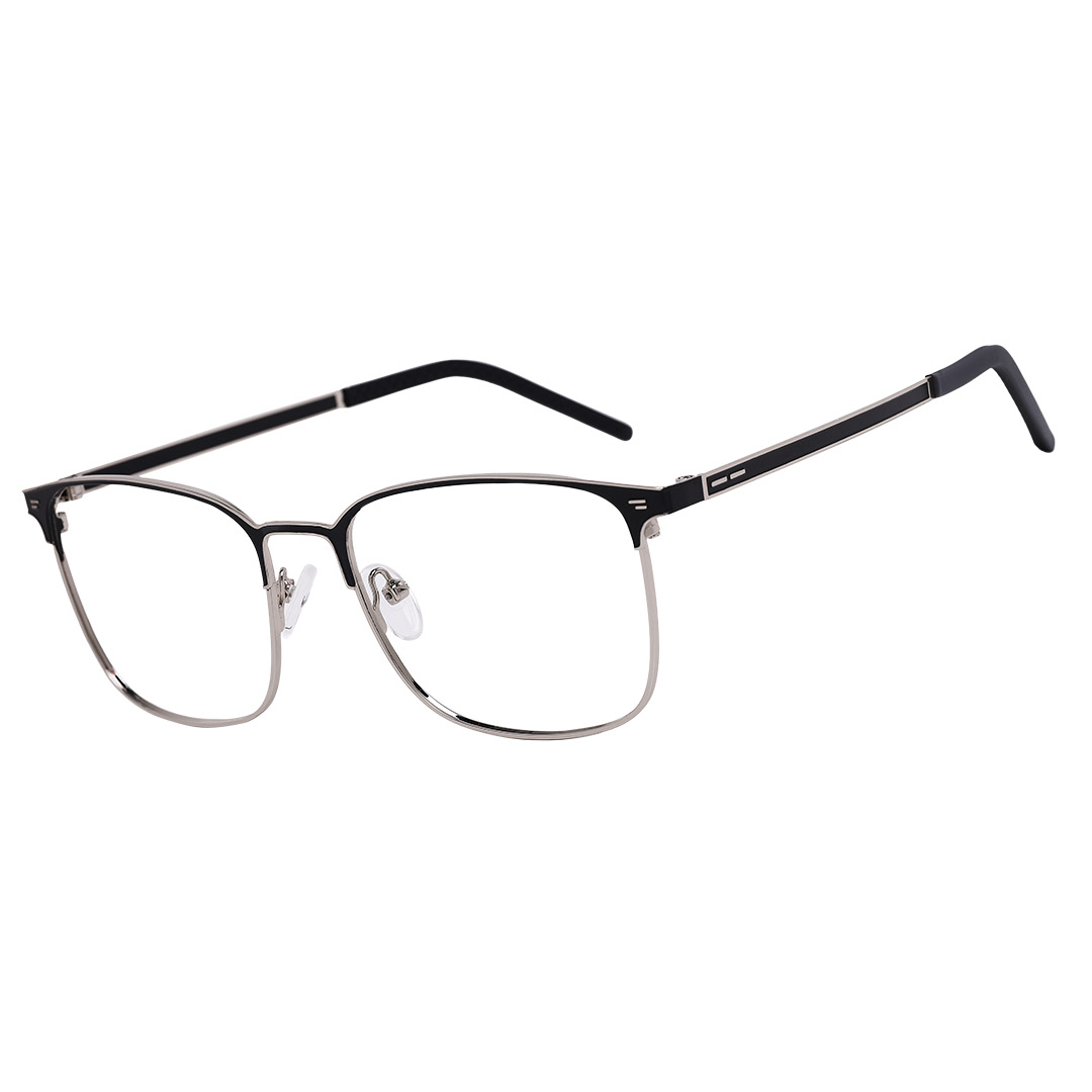Armação de Óculos Quadrado Masculino-2273-Preto