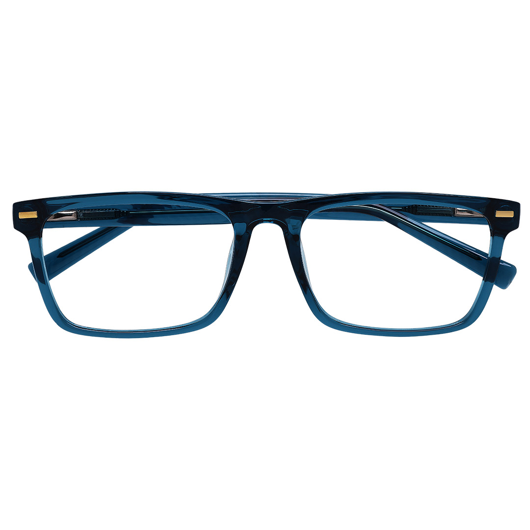 Armação de Óculos Retangular Masculino 2250 Azul