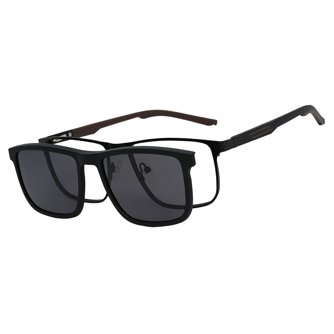 Óculos Clipon Retangular Masculino 2352 Max