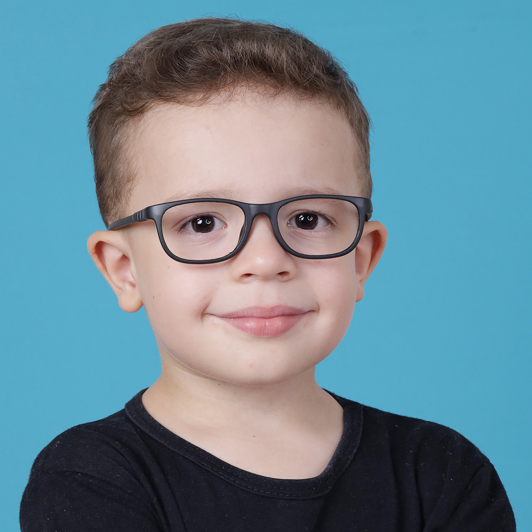 Armação de Óculos Retangular Infantil Timo
