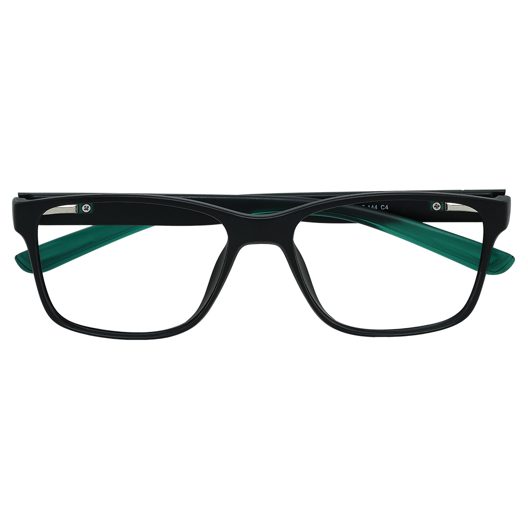  Armação de Óculos Quadrado Masculino- Brainy-1029- Verde