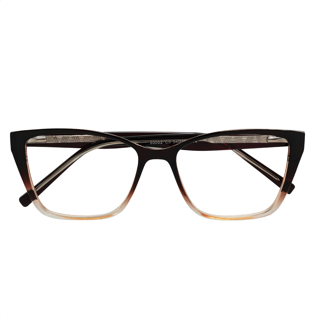 Óculos Clipon Gatinho Feminino 2588 Marrom 
