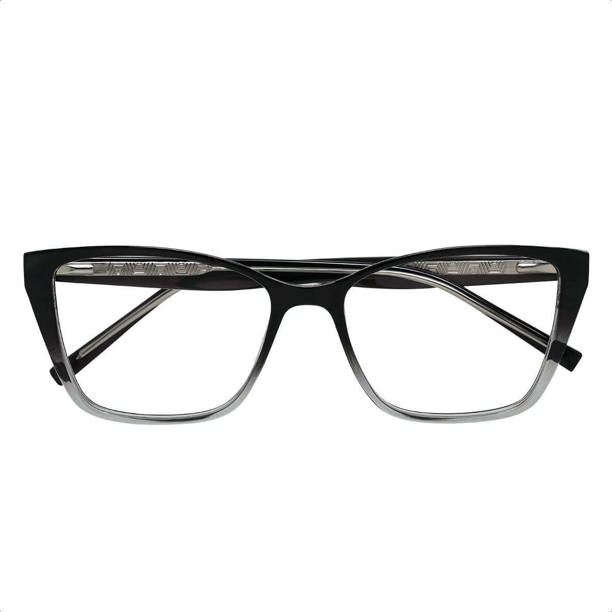 Óculos Clipon Gatinho Feminino 2588 Cinza 