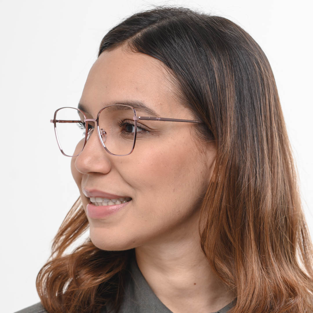 Armação de Óculos Quadrado Feminino Elarie