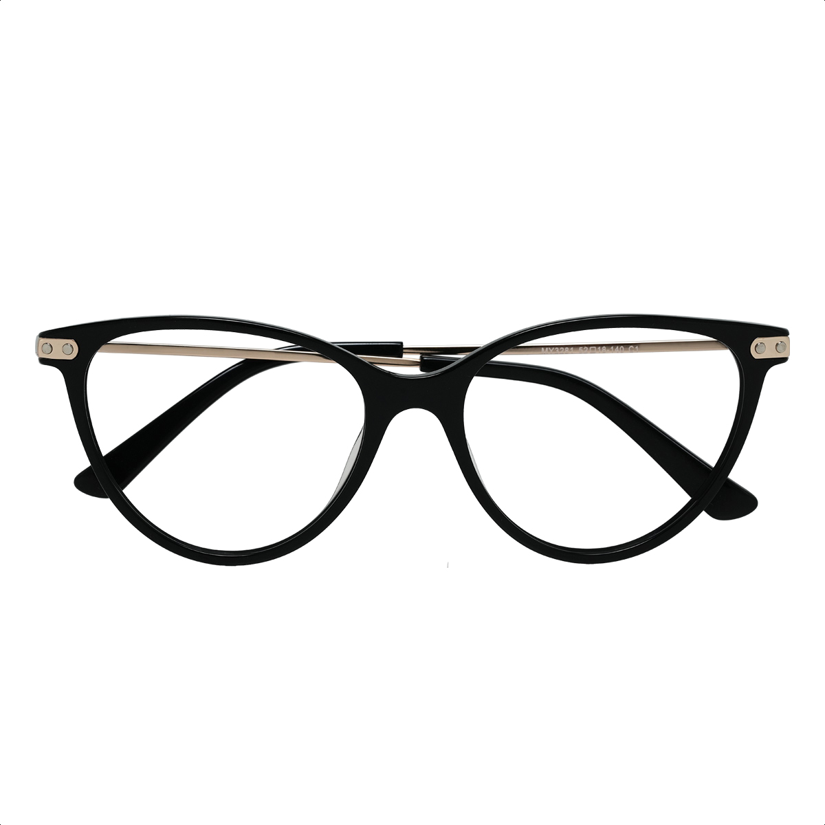 Óculos Clipon Gatinho Feminino 2669 Preto