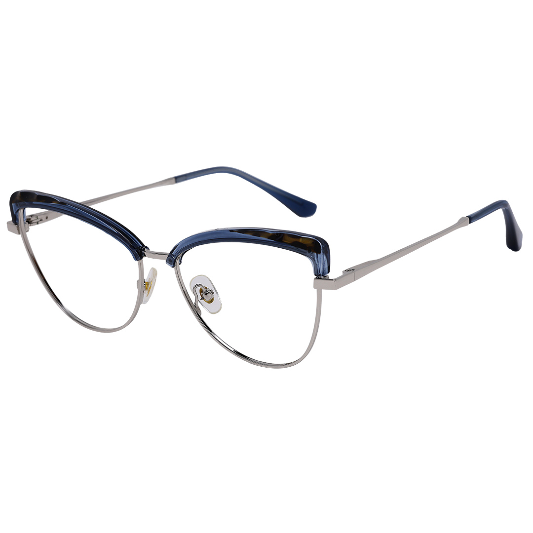 Óculos de Grau Feminino  Gatinho Azul 1905