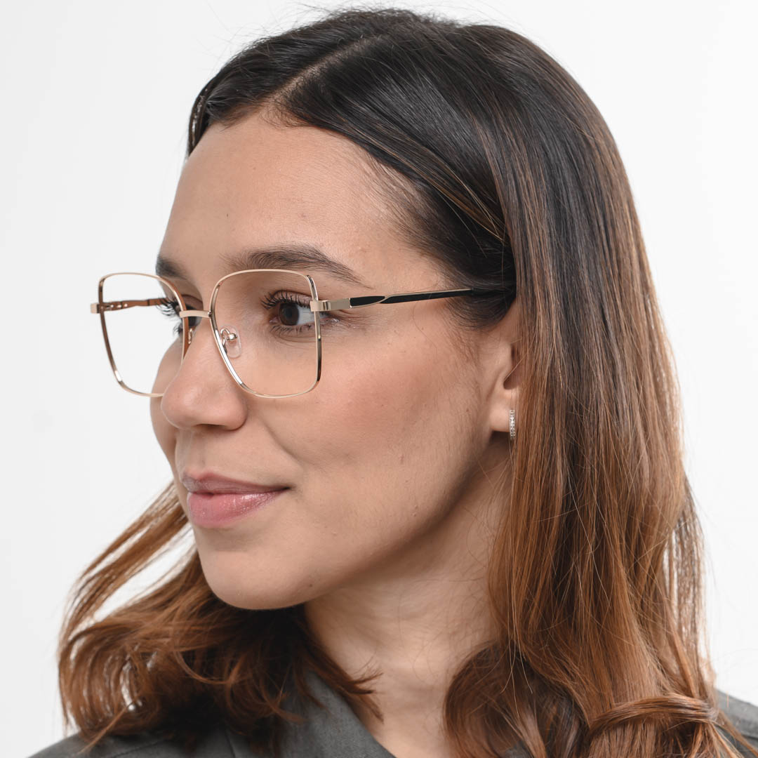 Armação de Óculos Quadrado Feminino Velyna