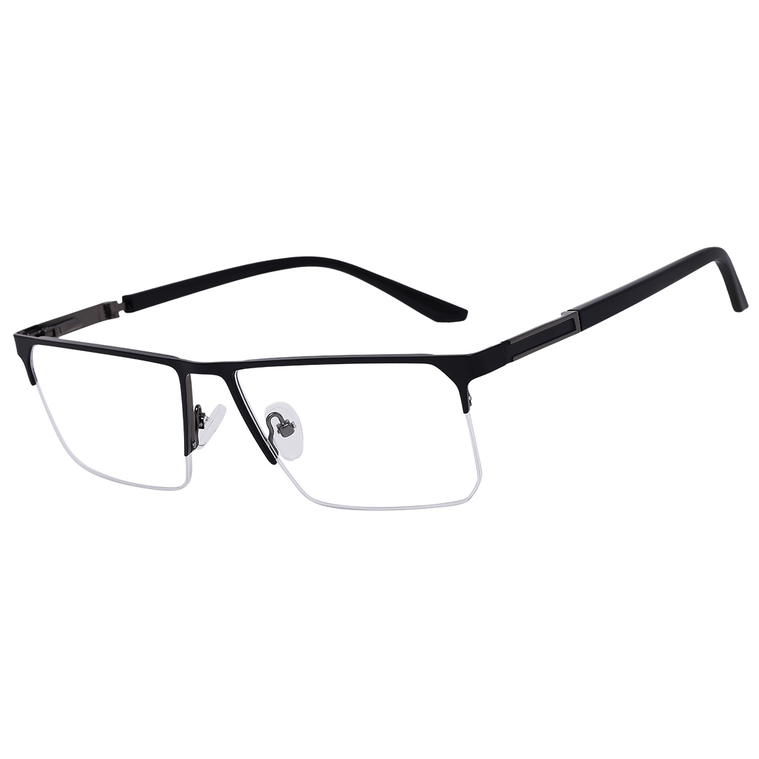 Óculos de Grau Retangular Masculino 1948 Preto 