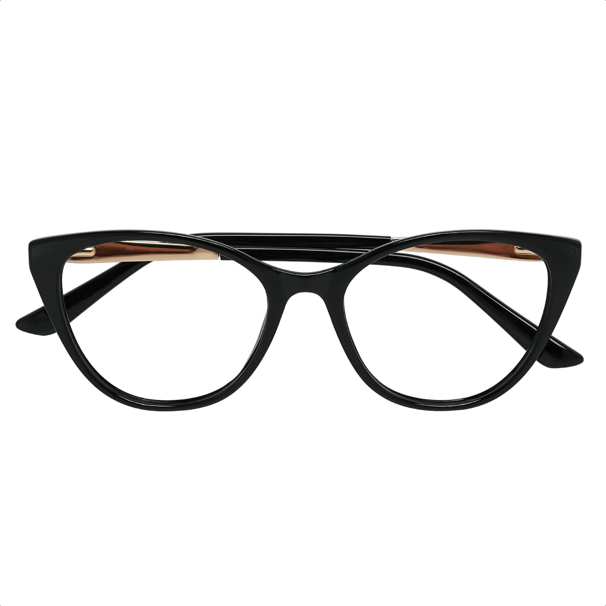 Óculos Clipon Gatinho Feminino 2582 Preto