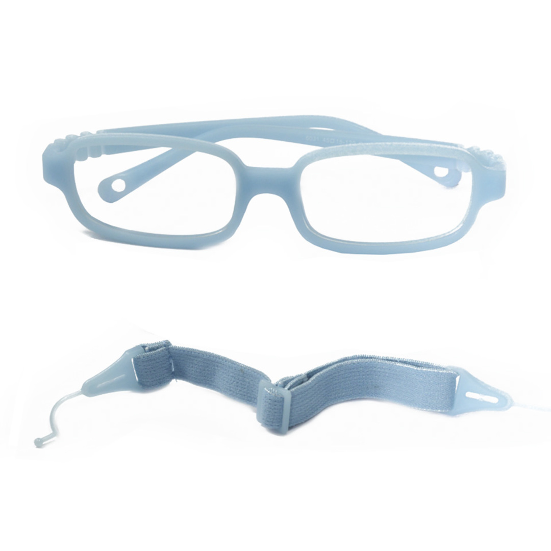 Armação de óculos infantil azul bebe 290 3-7 anos 