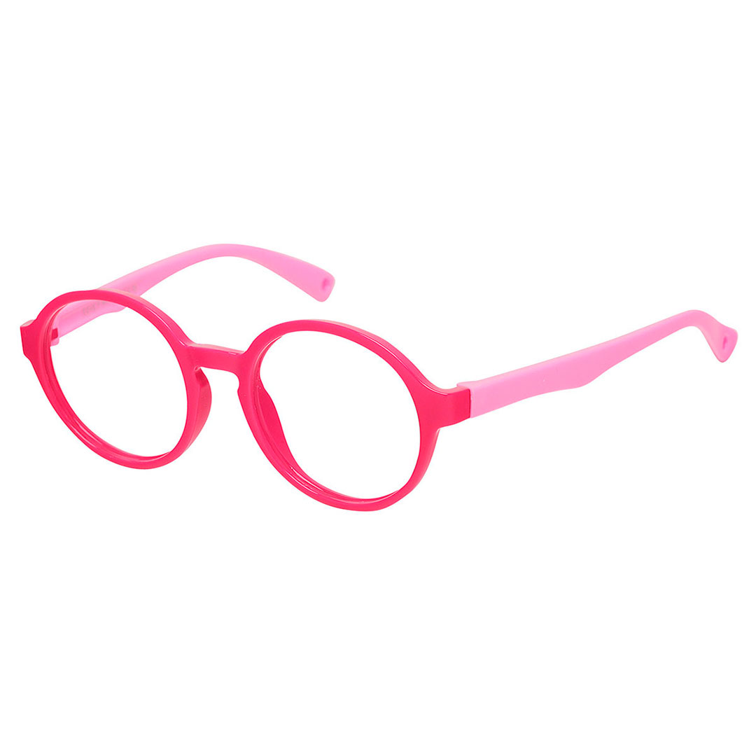 Óculos redondo para criança rosa/pink 4-8 anos 1526