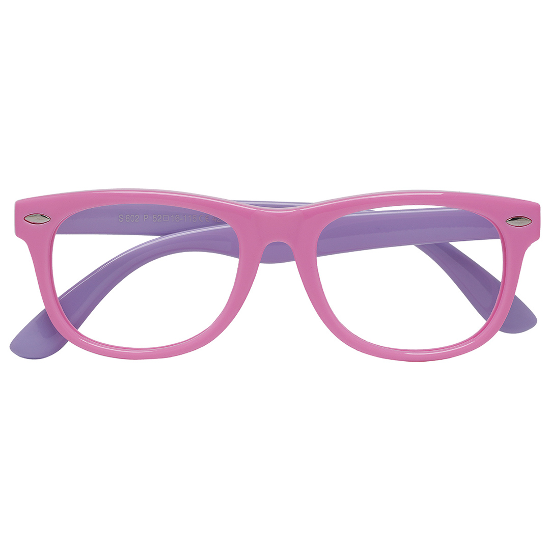 Armação de óculos Infantil rosa roxo 1339 4-8 anos