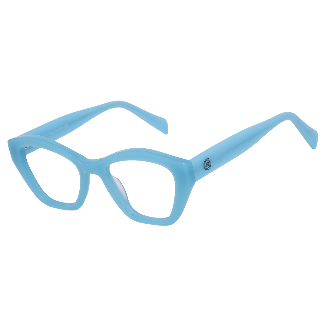 Óculos Feminino Gatinho Azul 1815 Isabela Dias