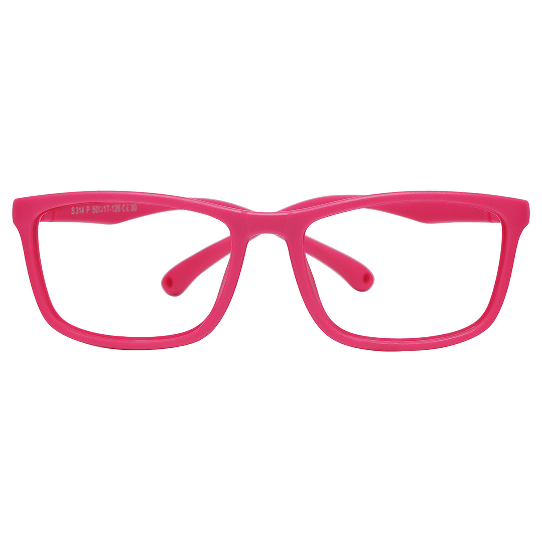 Armação de óculos infantil rosa 1350 4-8 Anos