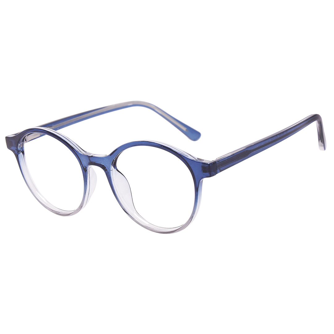Óculos Infantil Redondo Azul 6-10 Anos 1700 