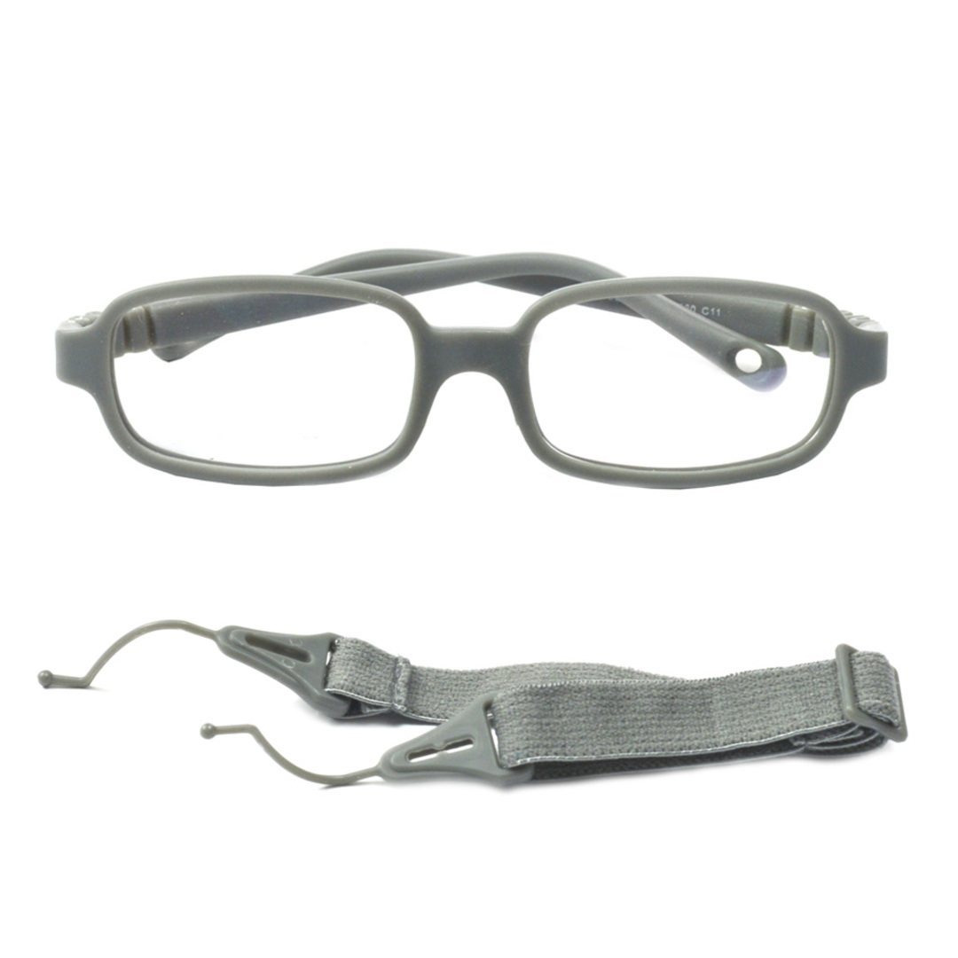 Armação de óculos infantil cinza 290 3-7 anos 