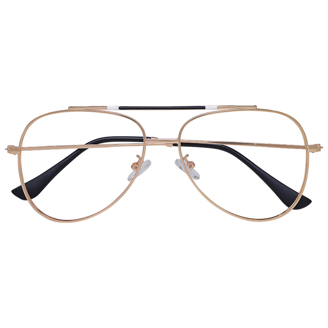 Óculos Aviador Masculino Dourado 1808