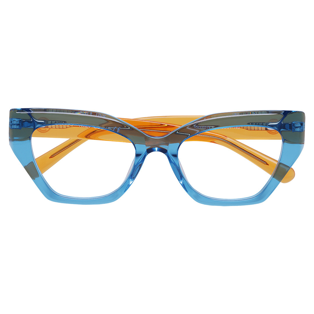 Óculos Gatinho Feminino Azul 1811