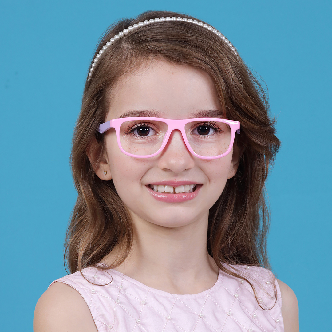 Armação óculos Infantil rosa/roxo 1336 4-8 anos