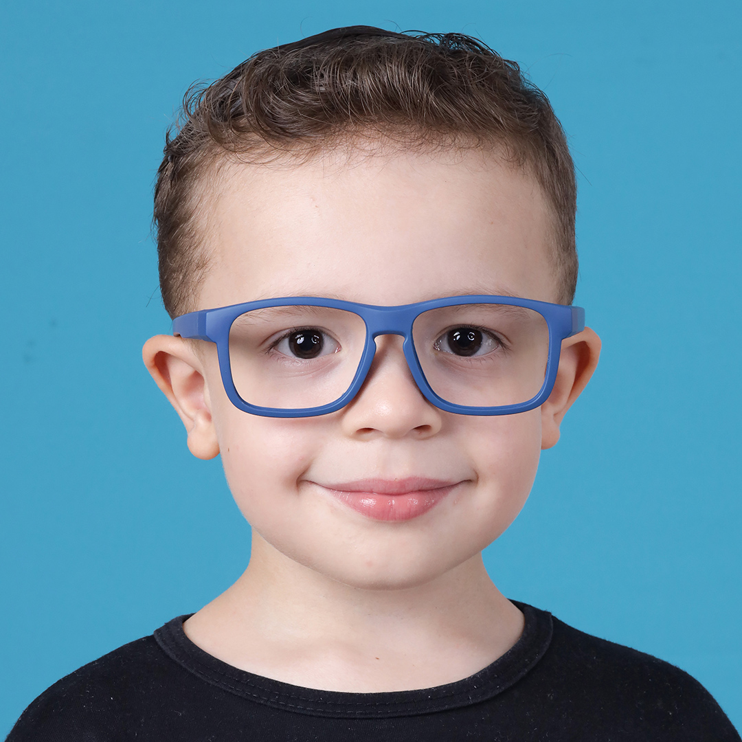 Armação de Óculos infantil azul marinho 1341 6-12 Anos