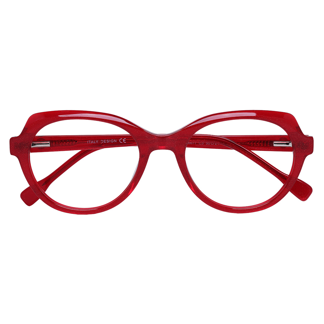 Óculos Feminino Vermelho 1853 Isabela Dias