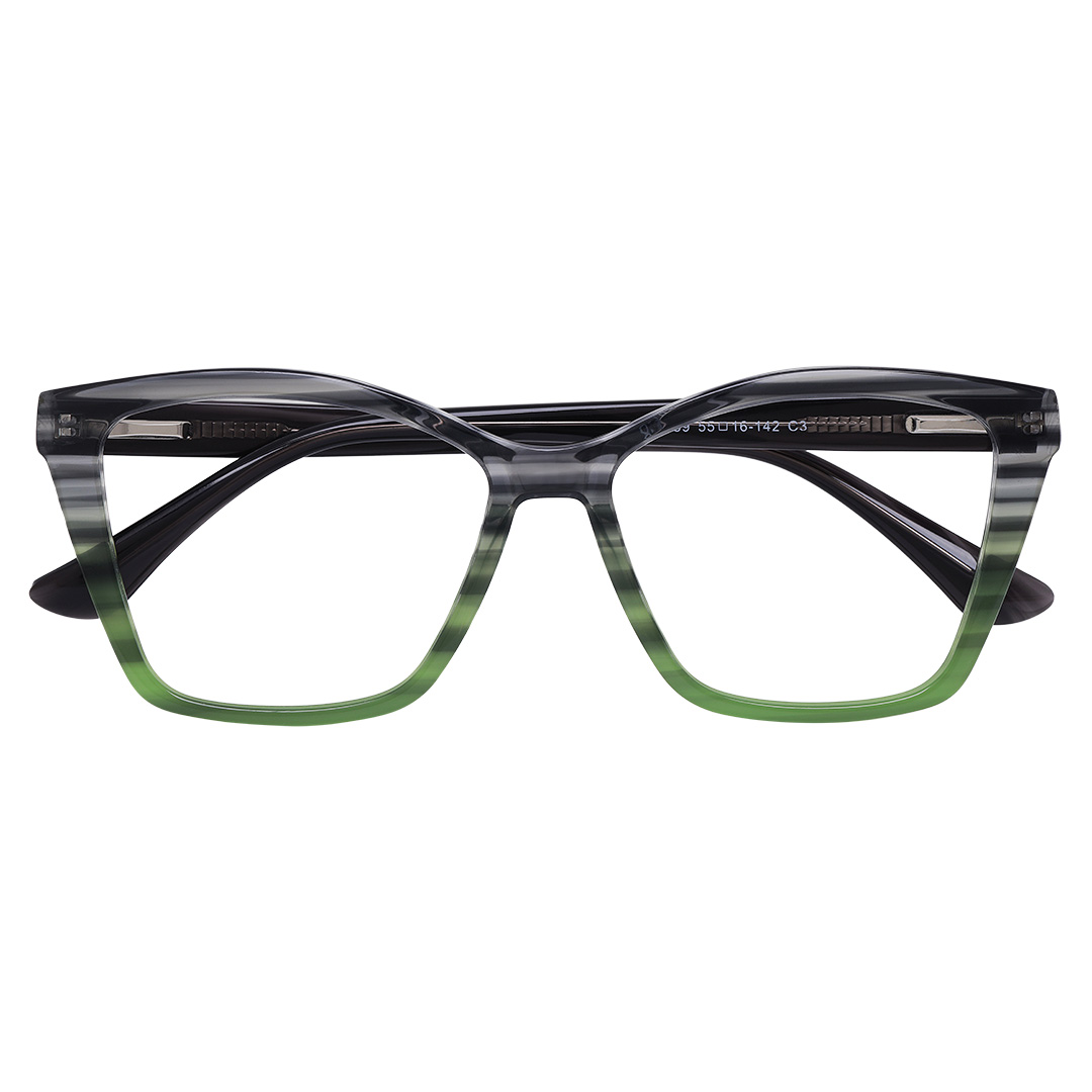 Óculos feminino quadrado - 1580 Verde
