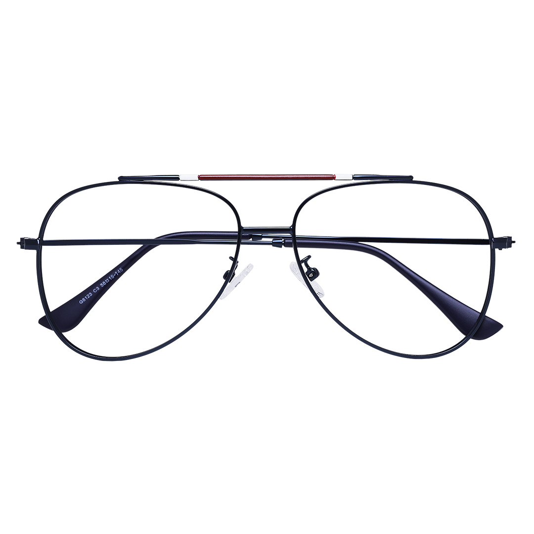 Óculos Aviador Feminino Azul Vermelho 1808