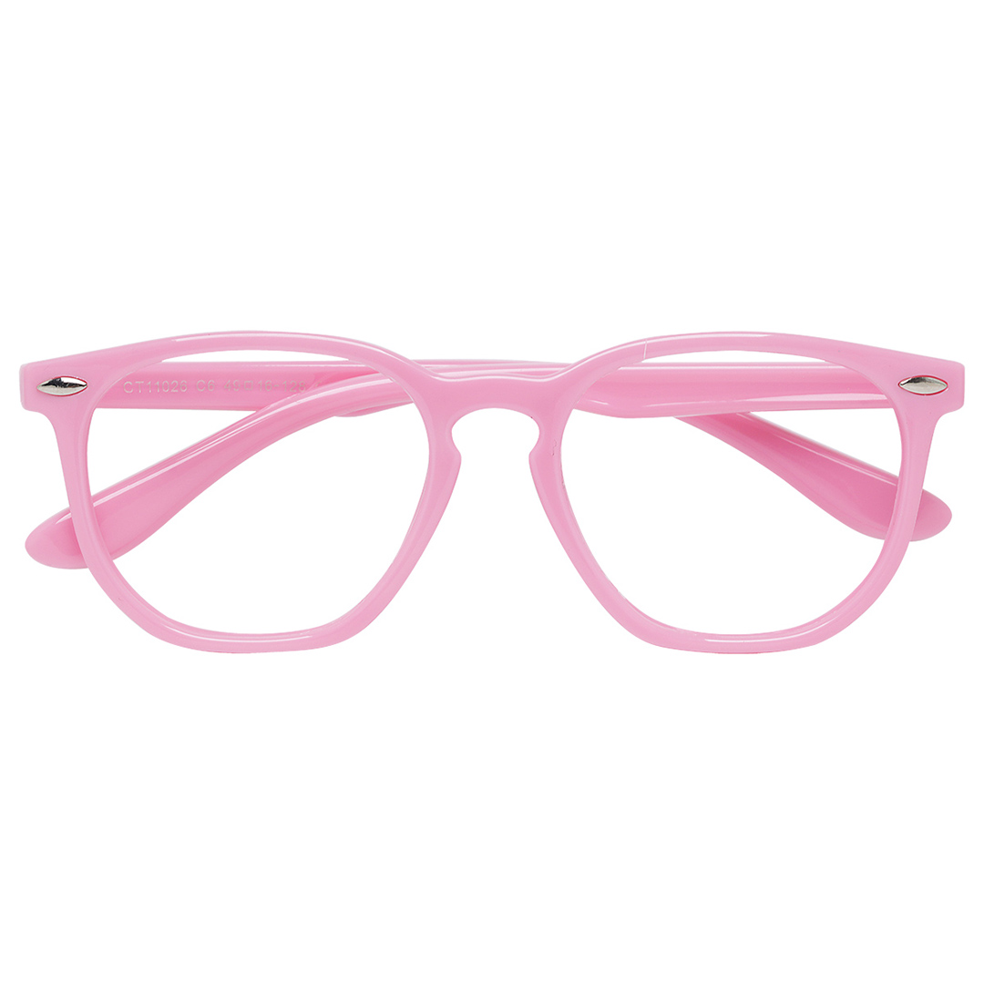 Armação de óculos infantil rosa/claro 1338 6-12 anos