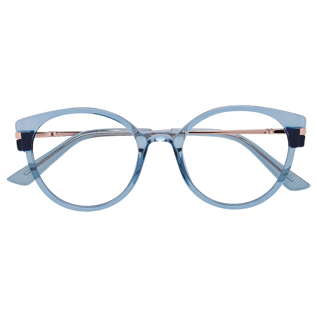 Óculos Redondo Feminino 1882 Azul