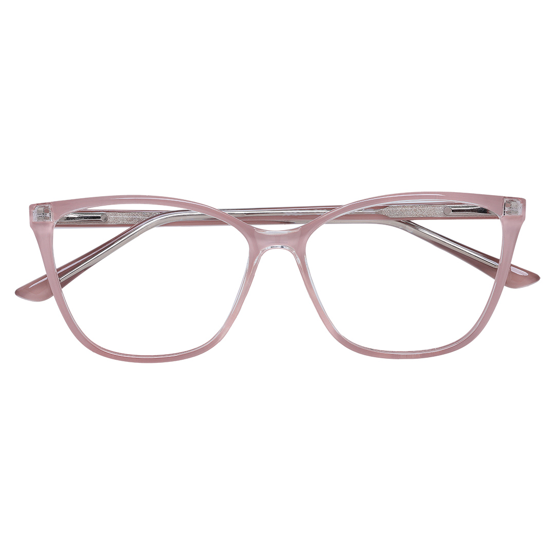 Óculos Feminino Quadrado Rosa 1880