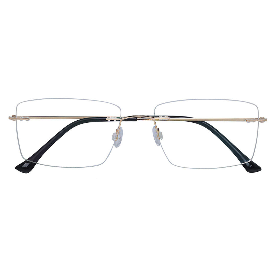 Óculos titanium dourado - Droit 1274