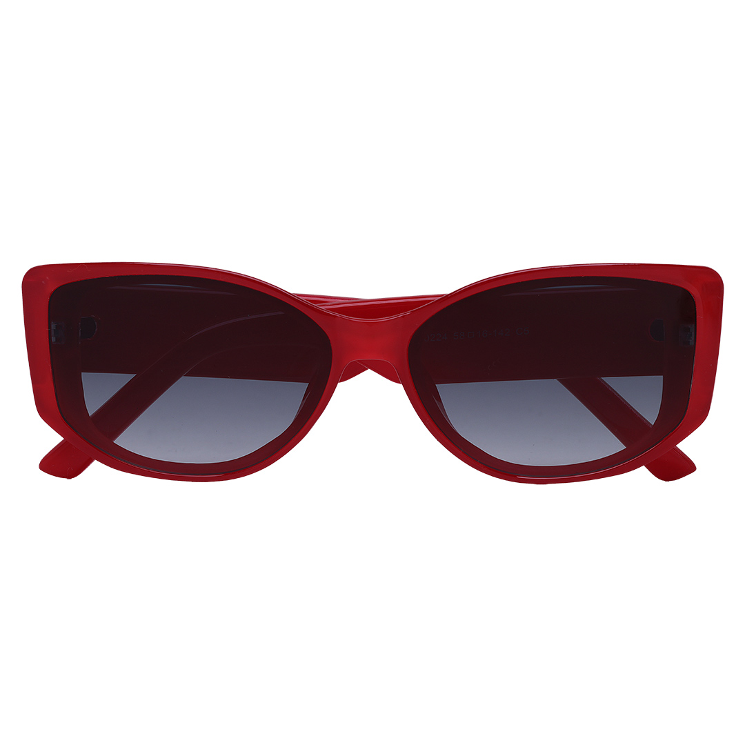 Óculos Solar Feminino Vermelho 1828