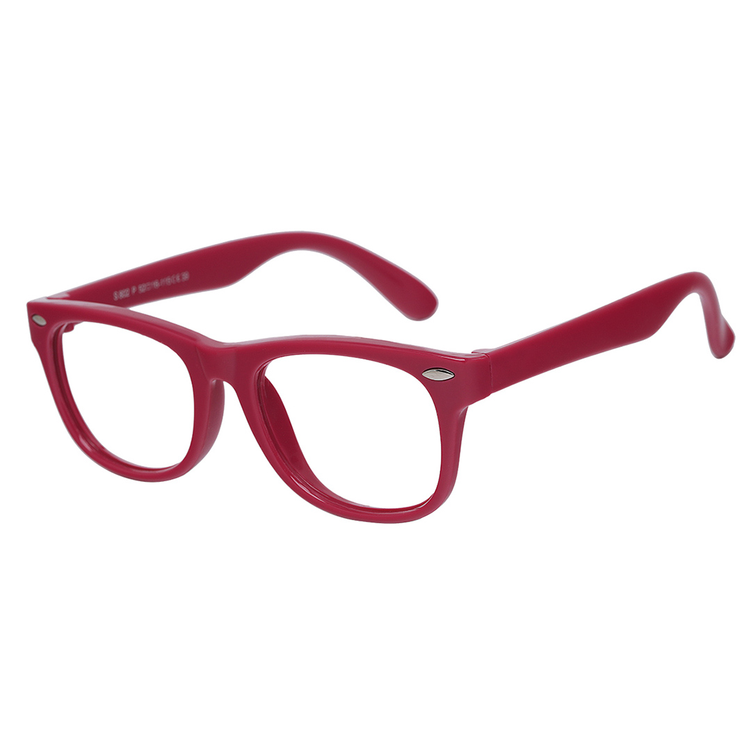 Armação de óculos infantil rosa escuro 1339 4-8 anos