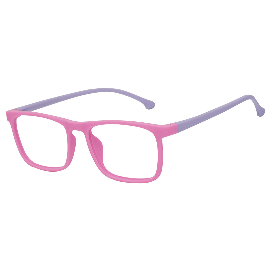 Armação de óculos infantil rosa/roxo 1351 6-10 anos