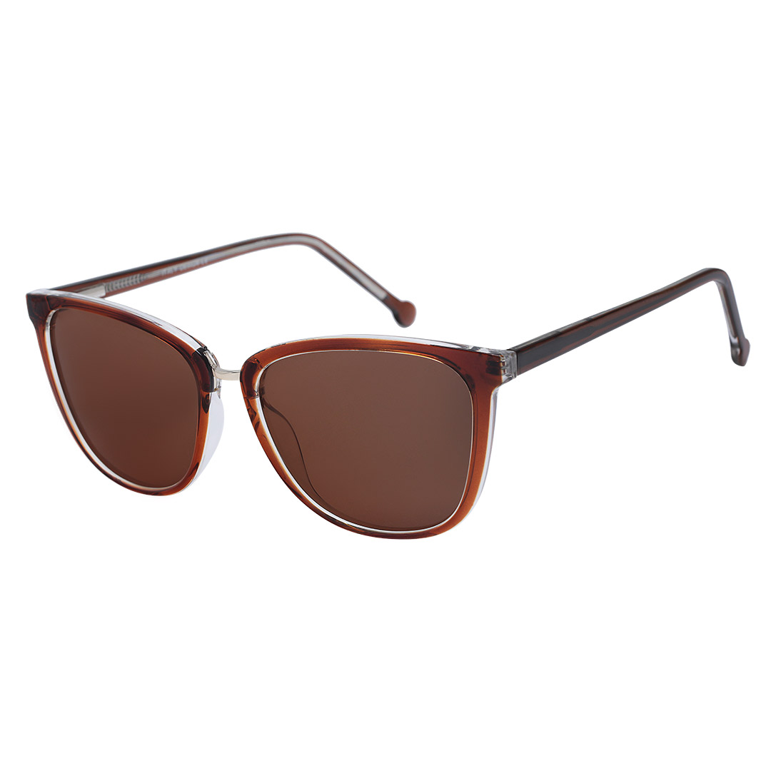 Óculos de sol feminino marrom - Jess 1204