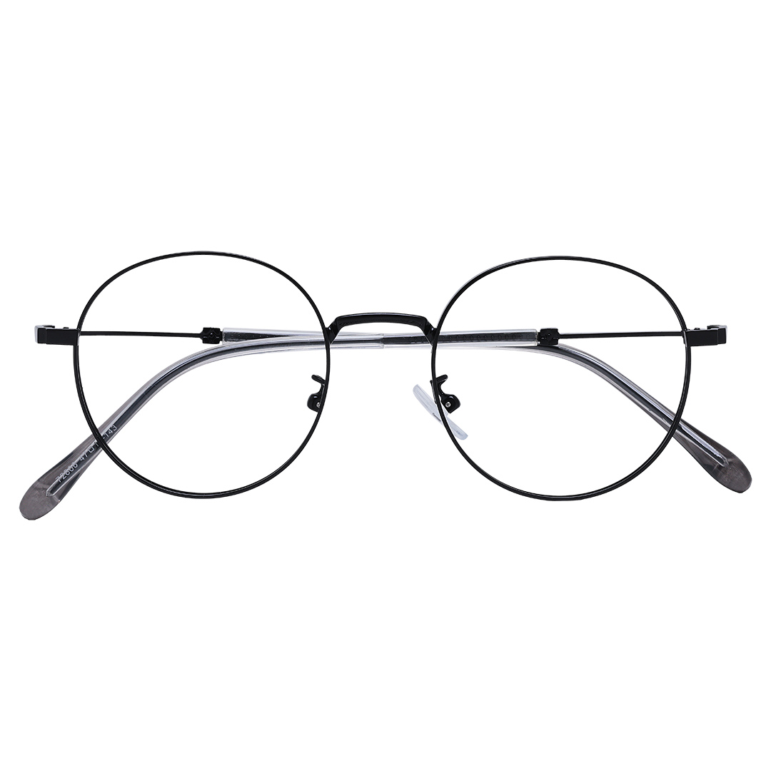 Óculos Masculino Redondo Preto 1861