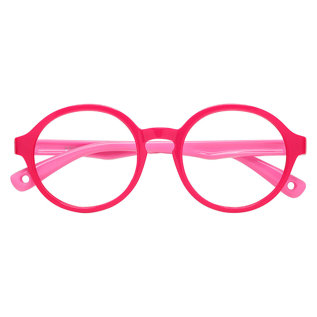 Óculos redondo para criança rosa/pink 4-8 anos 1526