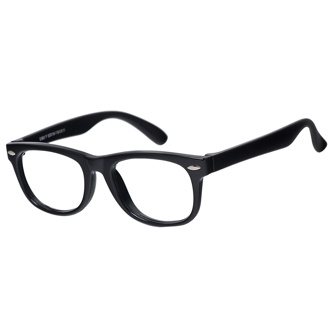 Armação de óculos infantil preto 1339 4-8 anos
