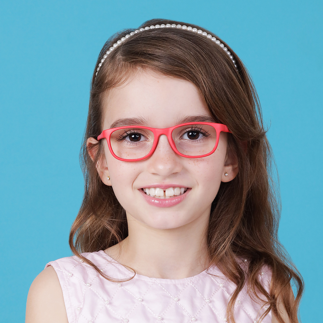 Óculos de grau Infantil 1343 laranja 4-8 anos