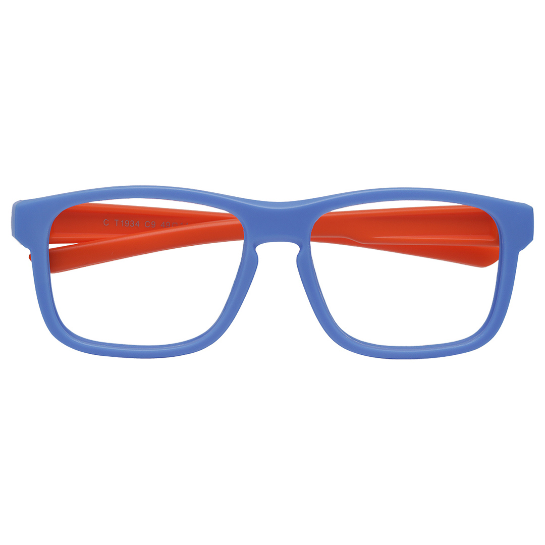Armação de óculos infantil azul/laranja 1341 6-12 Anos
