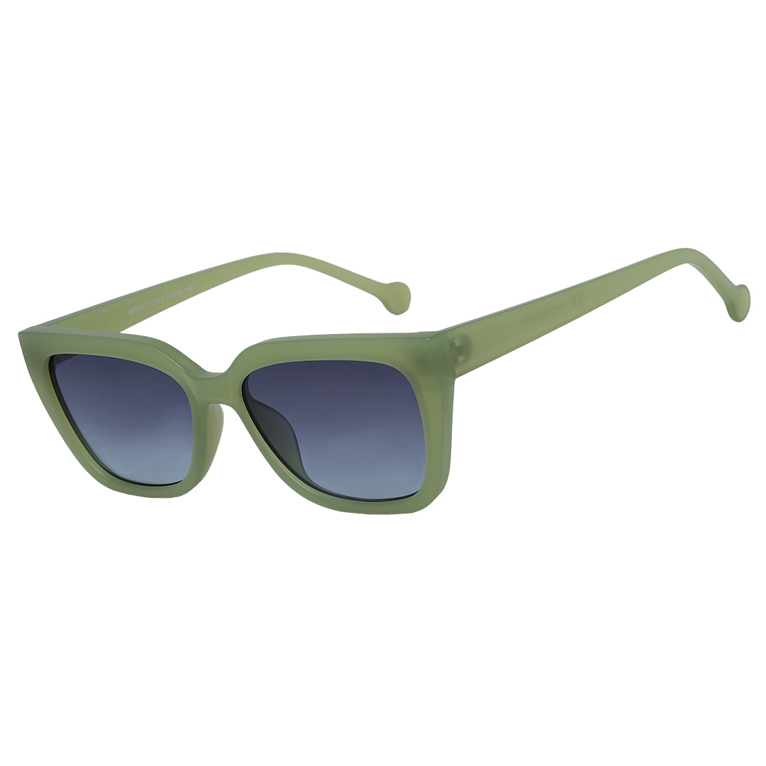 Óculos De Sol Quadrado Feminino Verde 1788