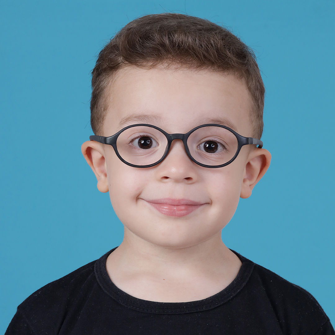 Óculos de grau Infantil preto 1346 4-8 Anos