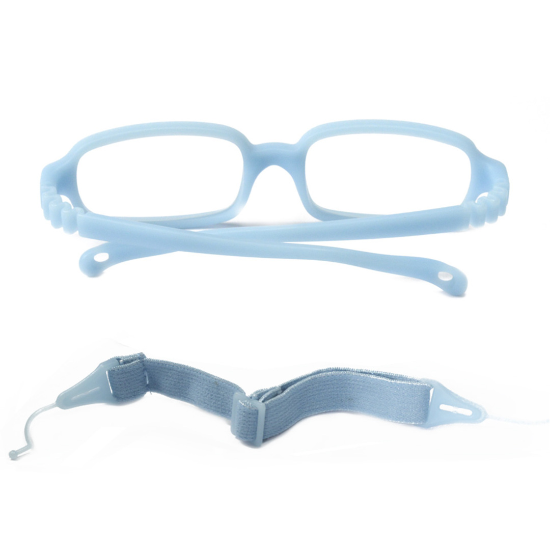 Armação de óculos infantil azul bebe 290 3-7 anos 