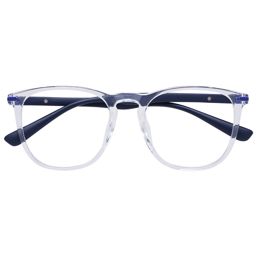 Óculos Masculino Quadrado 1809 Transparente
