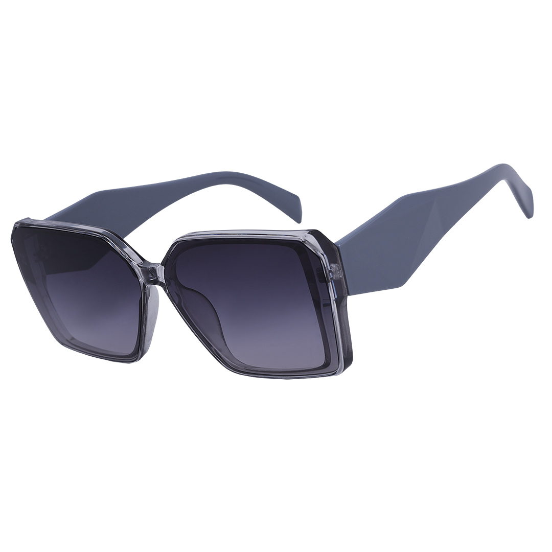 Óculos de Sol Feminino Cinza Azul 1836