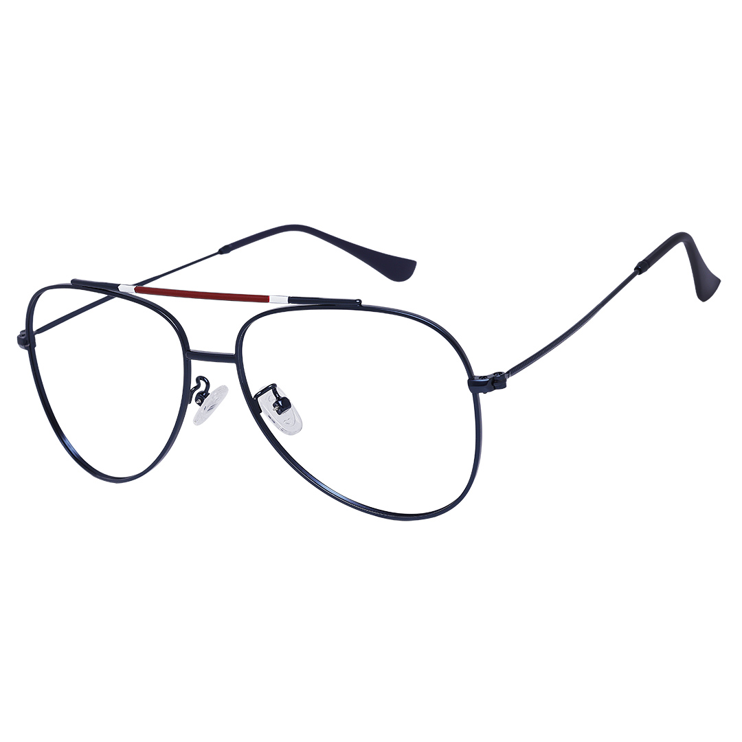 Óculos Aviador Masculino Azul Vermelho 1808