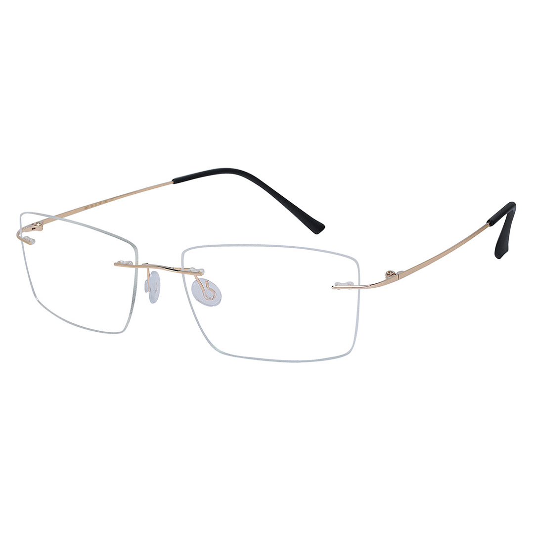 Óculos titanium dourado - Droit 1274